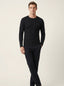 Maglia Termica Uomo Girocollo Nera Manica Lunga