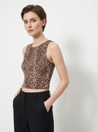 GILET LEOPARDATA