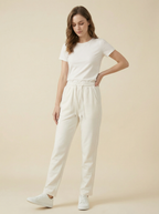 Pantaloni Sportivi Casual Donna con Coulisse e Banda Laterale