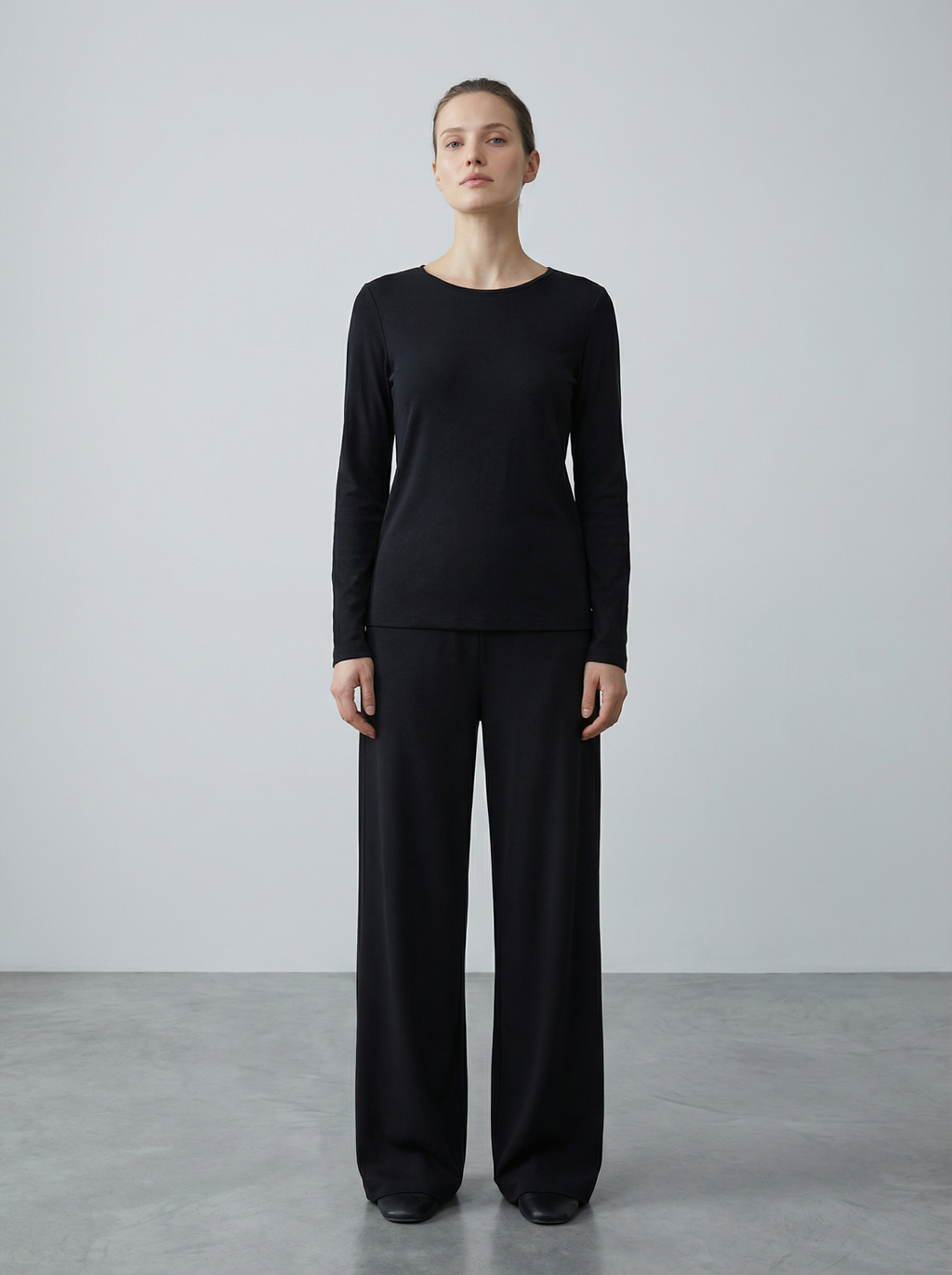 Maglia Termica Donna Girocollo Maniche Lunghe in Tessuto Tecnico