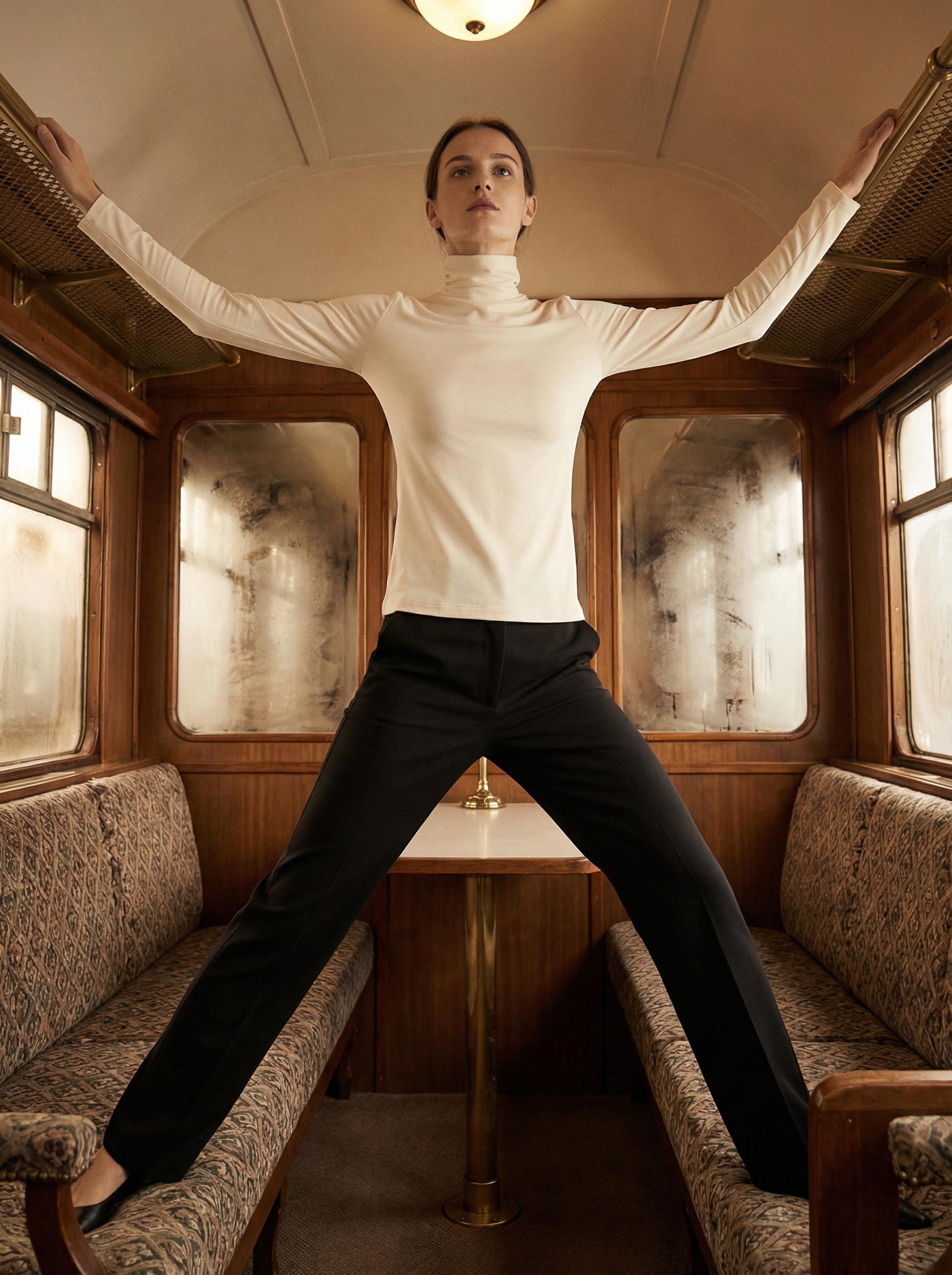 Brassière Sportiva Nera a Costine, Spalline Multiple Incrociate