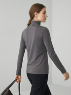 Lupetto Termico Manica Lunga Donna in Morbido Poliestere Stretch