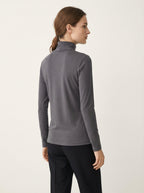 Lupetto Termico Manica Lunga Donna in Morbido Poliestere Stretch