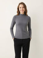 Lupetto Termico Manica Lunga Donna in Morbido Poliestere Stretch