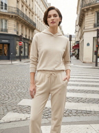 Joggers in Felpa Morbida con Coulisse e Polsini Caviglia