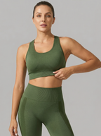 Leggings Sportivi Donna Modellanti Vita Alta Effetto Push-Up Seamless