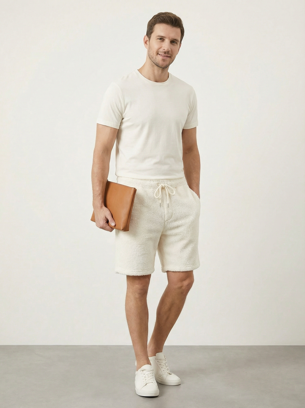 Pantaloni Homewear Uomo in Morbido Pile Caldo