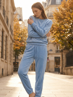 Completo Lounge In Velluto Morbido Donna per Relax e Tempo Libero