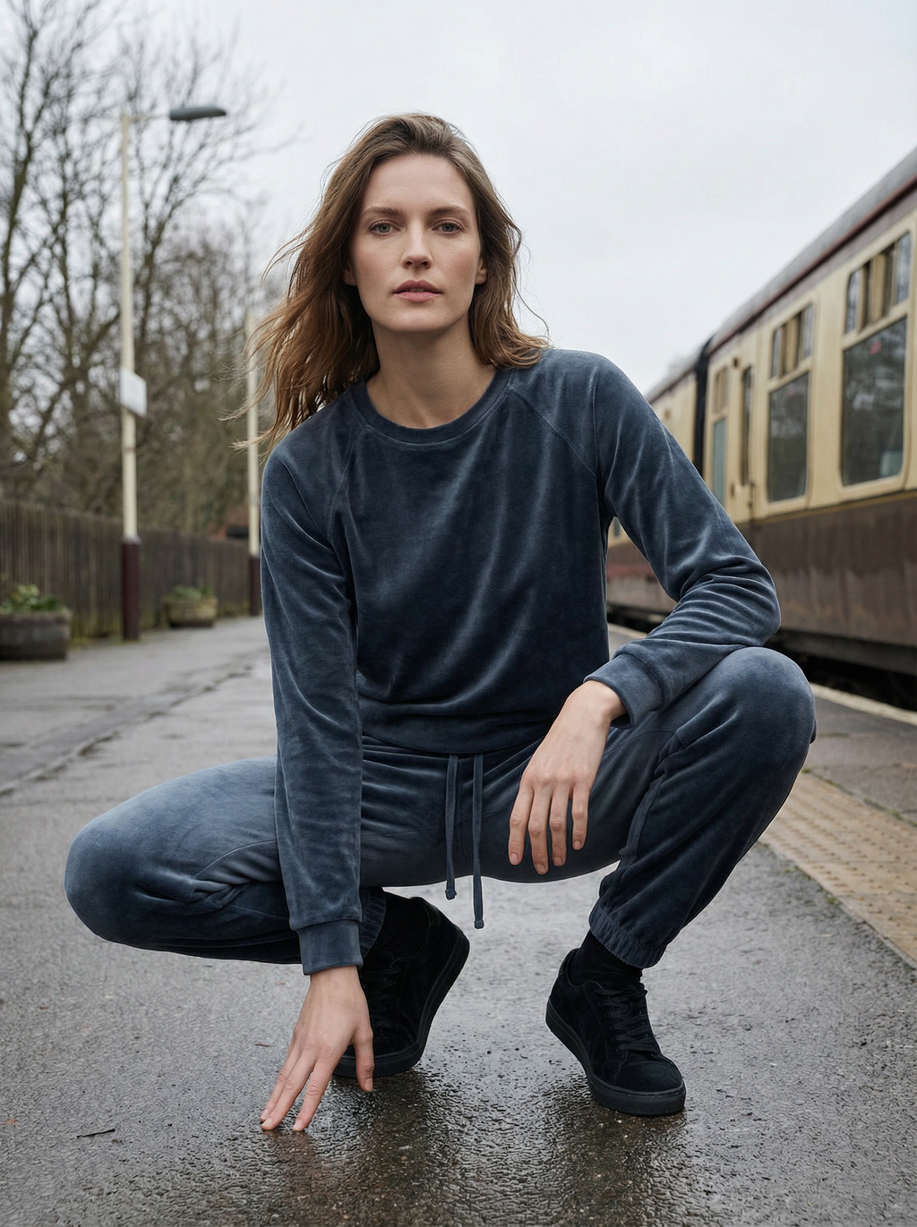 Completo Lounge In Velluto Morbido Donna per Relax e Tempo Libero