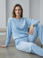 Completo Lounge In Velluto Morbido Donna per Relax e Tempo Libero