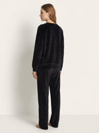 Completo Lounge In Velluto Morbido Donna per Relax e Tempo Libero