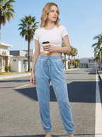 Joggers Donna in Velluto Morbido Elasticizzato Taglie Forti