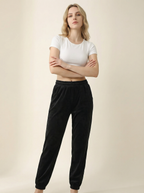 Joggers Donna in Velluto Morbido Elasticizzato Taglie Forti