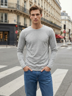 Maglia Termica Uomo Girocollo Nera Manica Lunga