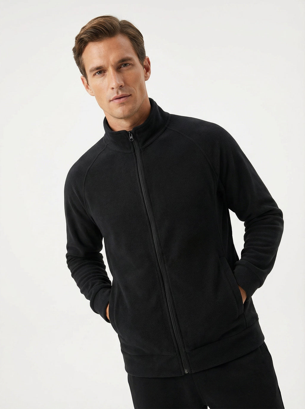 Felpa Full Zip Uomo – Comfort Morbido e Tessuto Elasticizzato