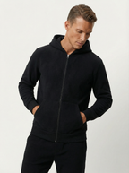 Felpa Uomo Full Zip con Cappuccio in Morbido Tessuto