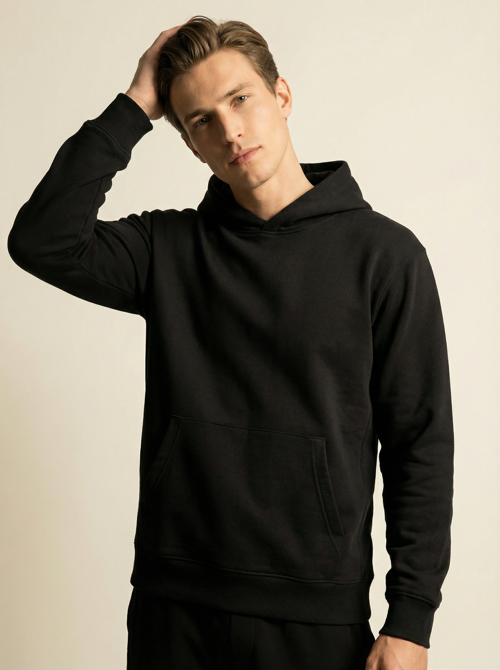 Felpa con Cappuccio Uomo in Tessuto German Velvet | Comfort e Stile