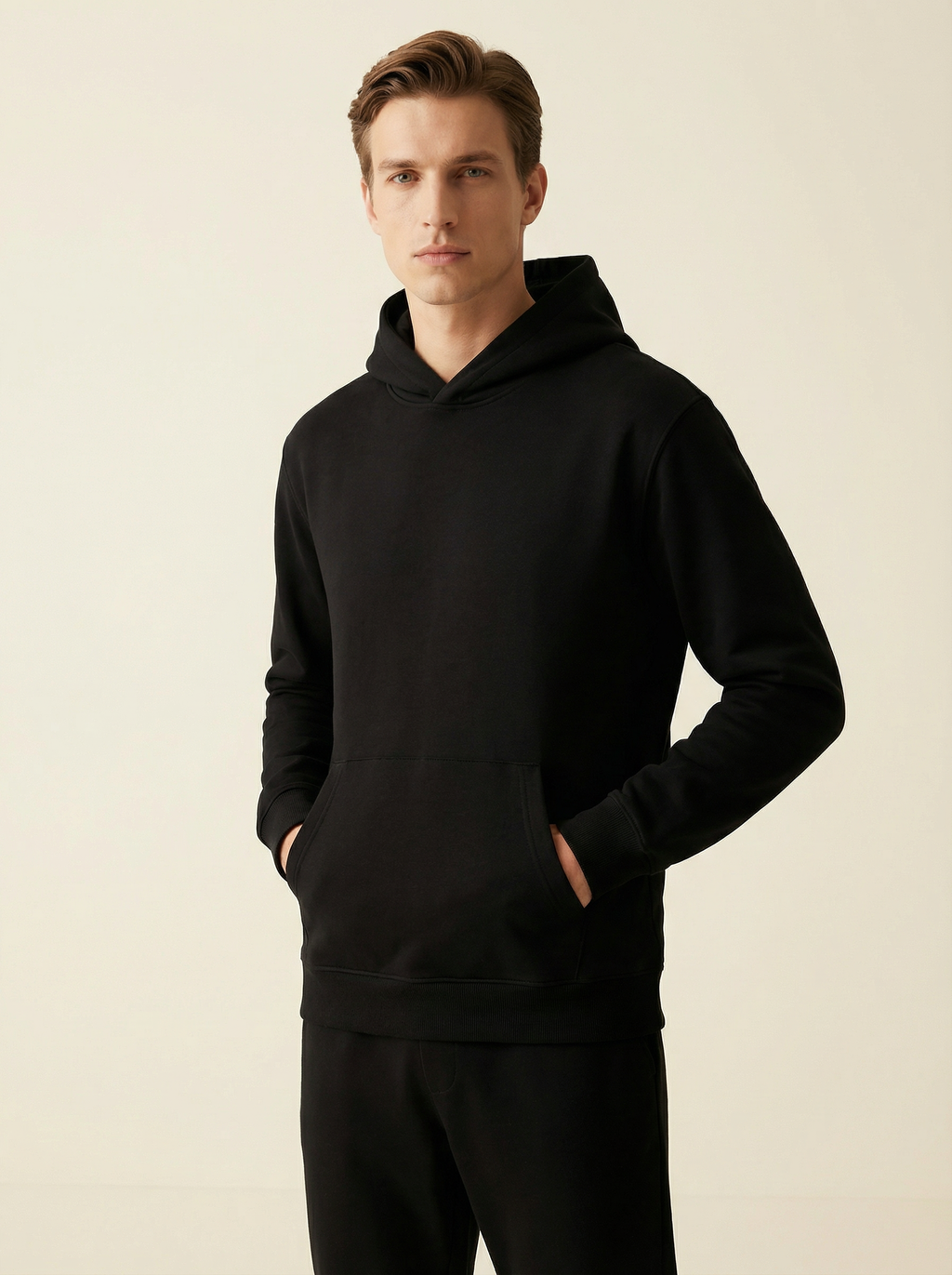 Felpa con Cappuccio Uomo in Tessuto German Velvet | Comfort e Stile