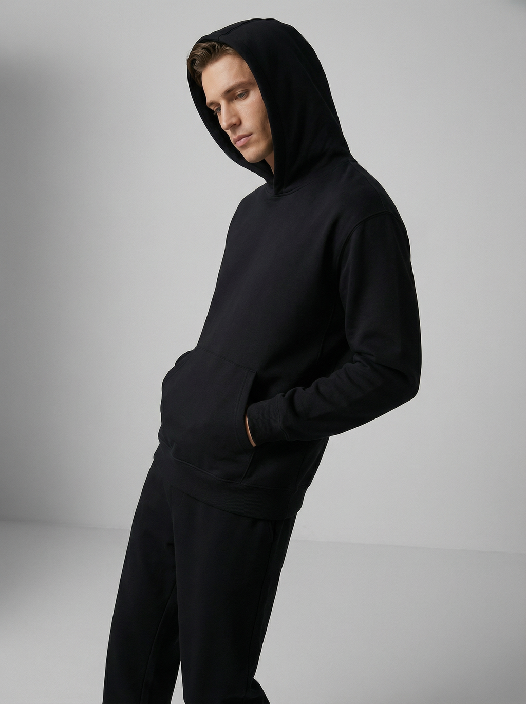 Felpa con Cappuccio Uomo in Tessuto German Velvet | Comfort e Stile