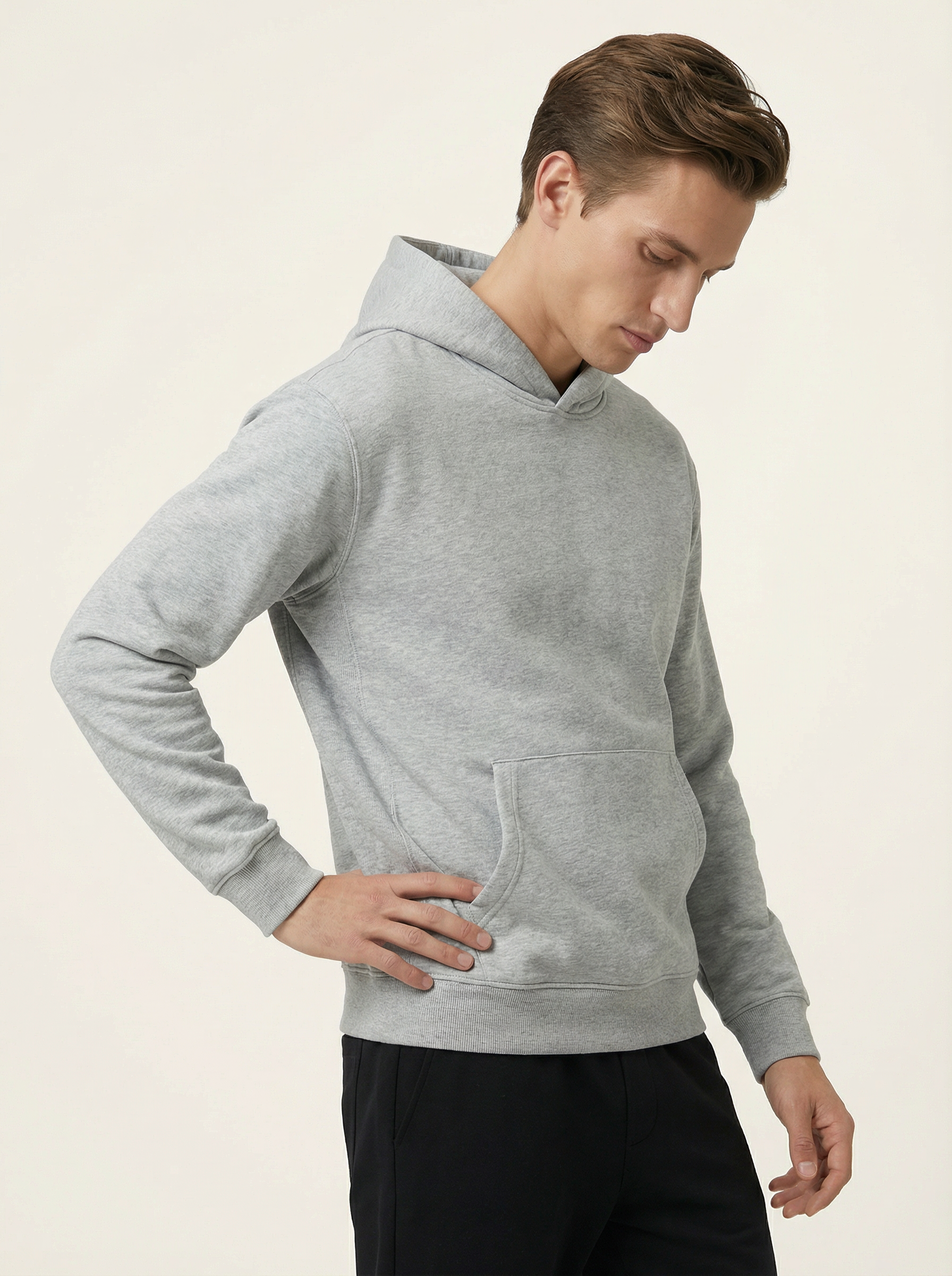 Felpa con Cappuccio Uomo in Tessuto German Velvet | Comfort e Stile