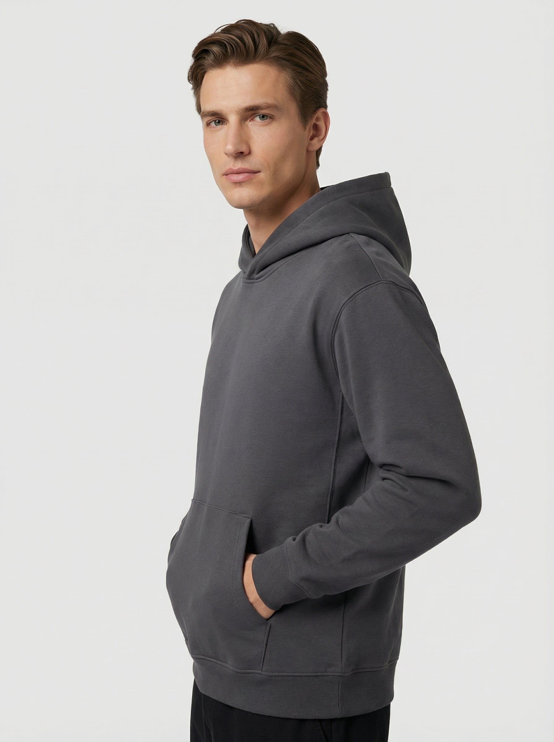 Felpa con Cappuccio Uomo in Tessuto German Velvet | Comfort e Stile