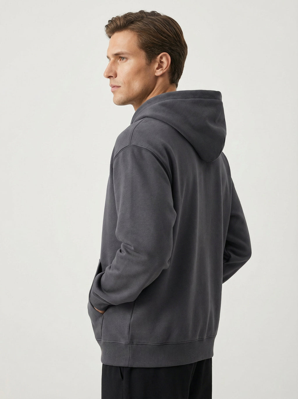 Felpa con Cappuccio Uomo in Tessuto German Velvet | Comfort e Stile