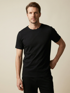 Pantalone Lungo Uomo Casual Morbido in Poliestere e Elastan