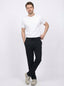 Pantalone Lungo Uomo Casual Morbido in Poliestere e Elastan