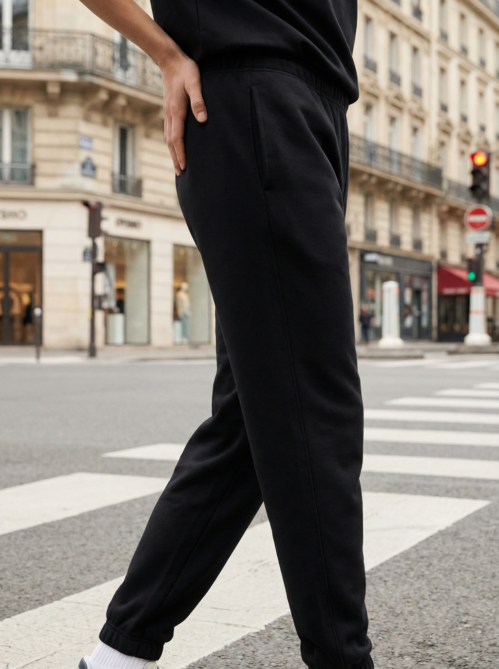 Pantaloni Tuta Uomo Casual Morbidi con Polsino Elastico