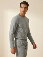 Pantaloni Felpati Larghi Uomo Comfort Fit con Coulisse