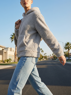 Felpa Donna con Cappuccio Full Zip in Morbido Pile Sherpa