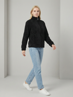 Giacca Teddy Fleece Collo Alto Full Zip Calda e Confortevole