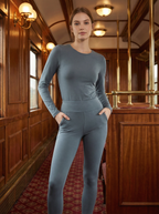 Leggings Donna Vita Alta Aderenti Felpati con Elastan – Comfort e Stile